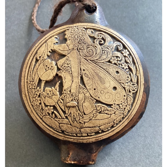 Vintage clay/pottery (Fairy Ocarina ) musical 5 hole flute - Picture 1 of 13